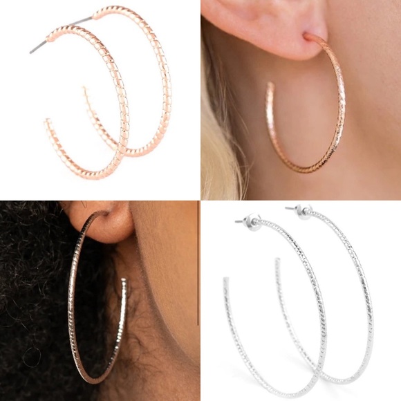 (2)Inclined To Entwine earrings + (2) more paparazzi pieces all NWT - Picture 1 of 14